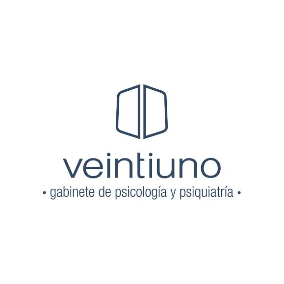 Logotipo de la clínica Gabinete Veintiuno. Psicología.